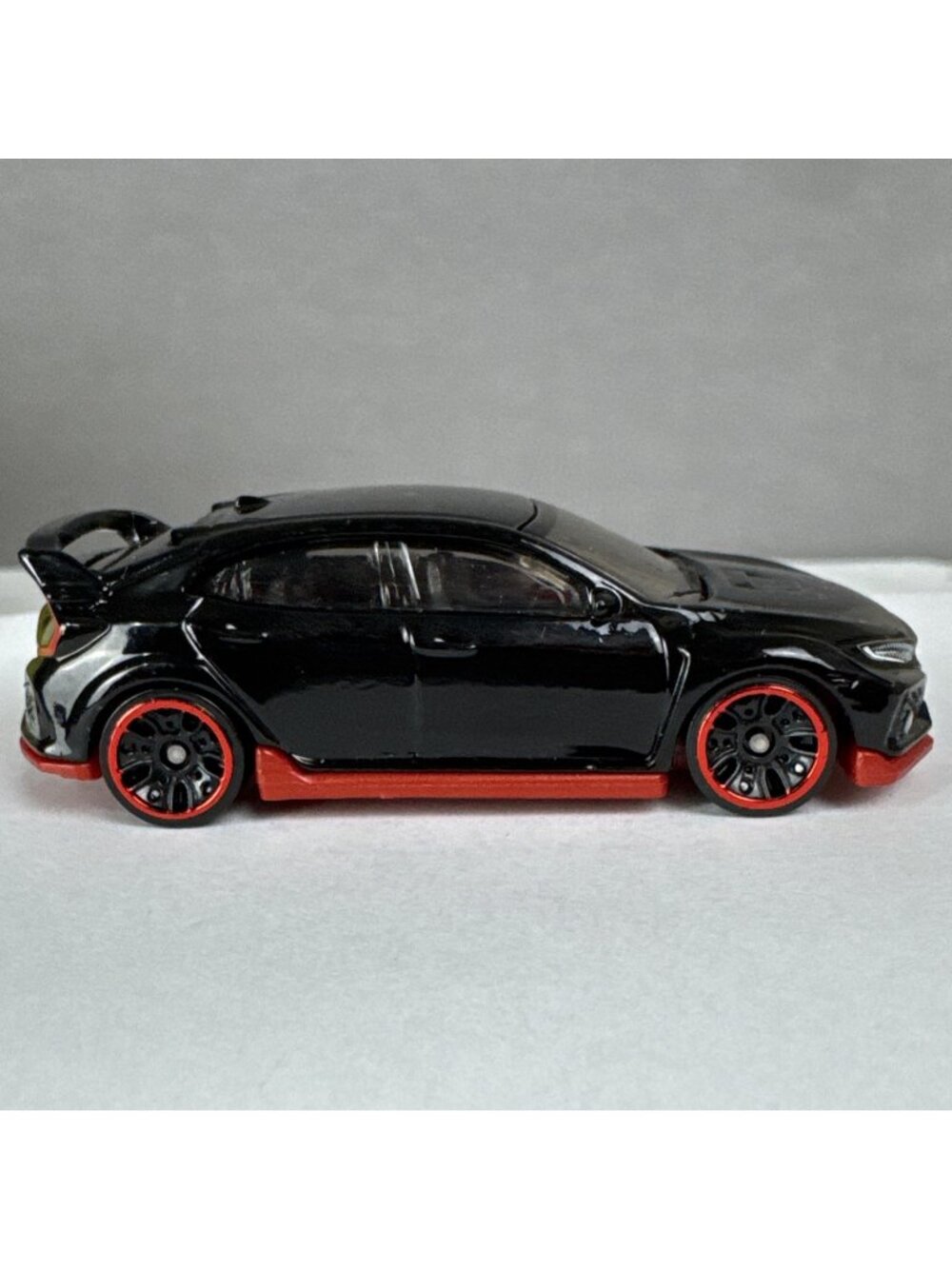 2018 Honda Civic Type R Black 4 Door Toy Car 1:64 scale Hot Wheels loose